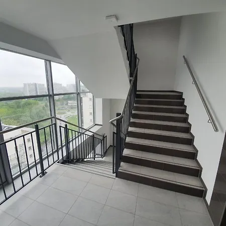 Apartament Wsrod 1000Cy Swiatel - Z Parkingiem W Hali Garazowej- Duzy Balkon Z Lezakami - Piekny Widok Noca Na Panorame Tysiaclecia Katovice Exteriér fotografie