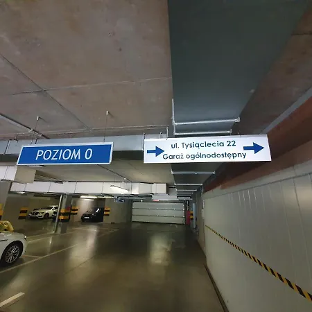 Apartament Wsrod 1000Cy Swiatel - Z Parkingiem W Hali Garazowej- Duzy Balkon Z Lezakami - Piekny Widok Noca Na Panorame Tysiaclecia Katovice Exteriér fotografie
