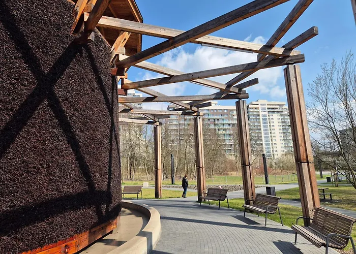 Apartament Wsrod 1000Cy Swiatel - Z Parkingiem W Hali Garazowej- Duzy Balkon Z Lezakami - Piekny Widok Noca Na Panorame Tysiaclecia