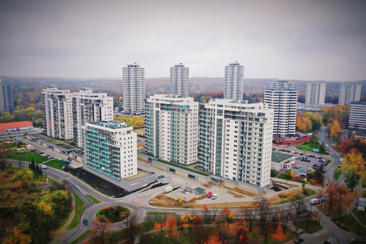 Wsrod 1000cy Swiatel - Z Parkingiem W Hali Garazowej- Duzy Balkon Z Lezakami - Piekny Widok Noca Na Panorame Tysiaclecia *